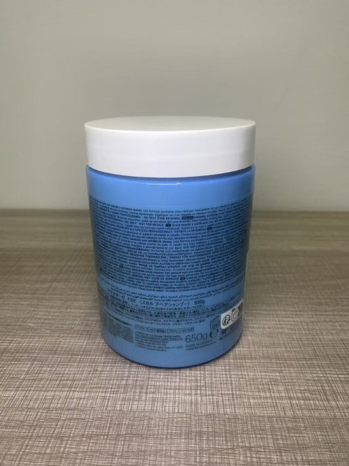 Kajia Scalp Care Cleansing Cream, Soothing Green Can 500G, Sea Salt Blue Can
