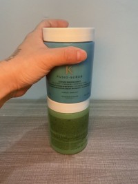 Kajia Scalp Care Cleansing Cream, Soothing Green Can 500G, Sea Salt Blue Can