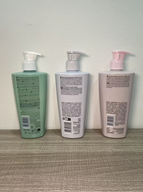 Kashi Shampoo 500ml - Energizing Ginger Powder Bottle, Dual Oil Control, No Silicone, Platinum Activating, Rich & volum